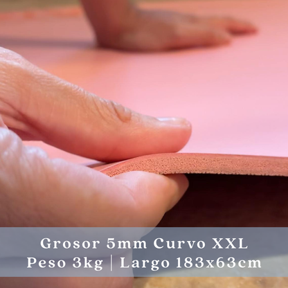 Mat de Yoga XXL Curvo 5mm